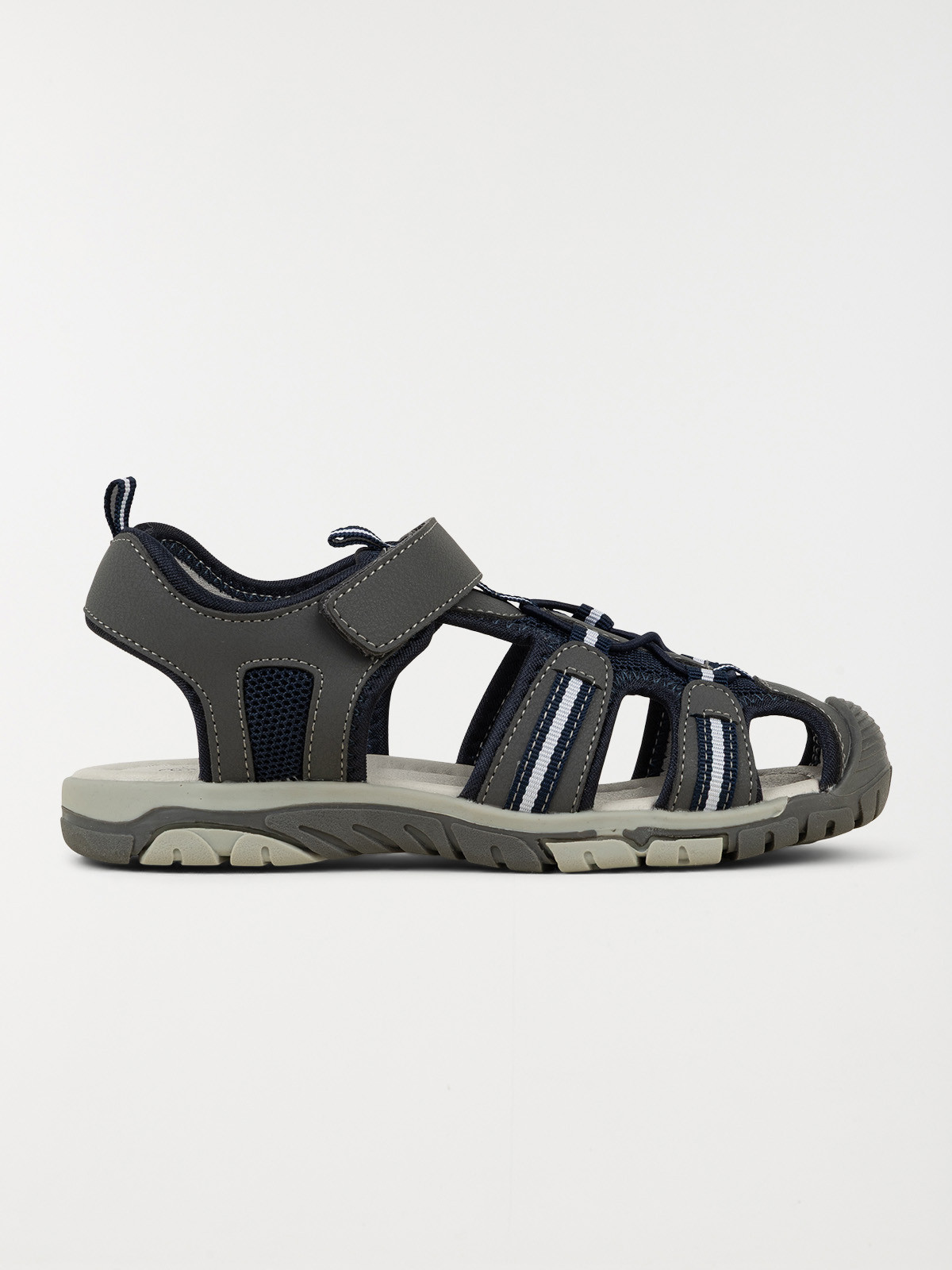 Sandales coloris gris garçon (31-36) Sandales coloris gris garçon (31-36)