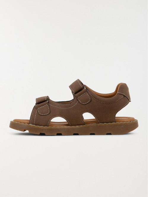 Sandales coloris marron...