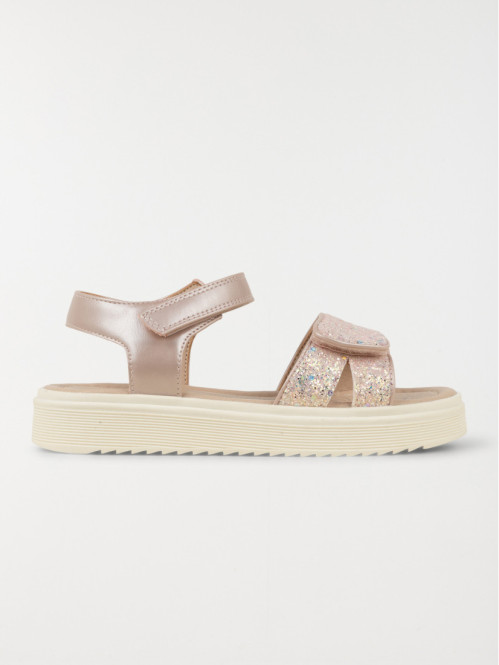 Sandale rose plateforme...