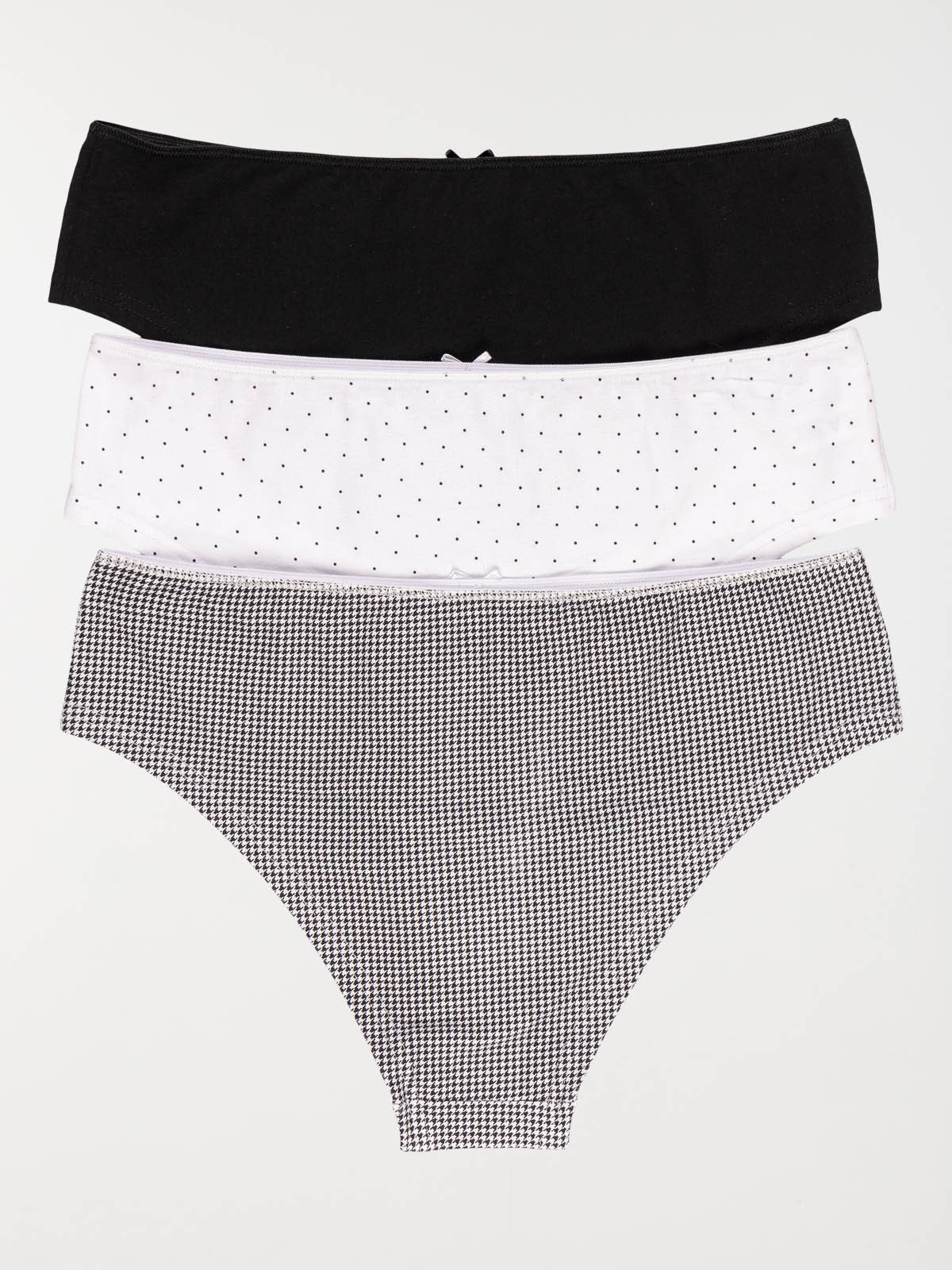 Lot 3 shorties femme noir (34-48)