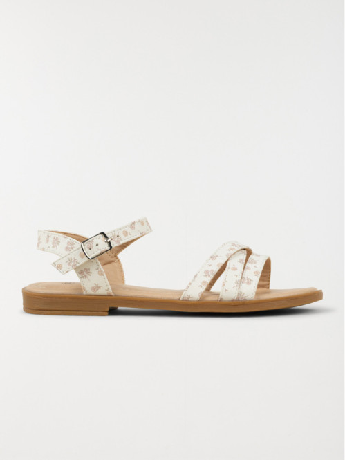 Sandales fleuries fille...