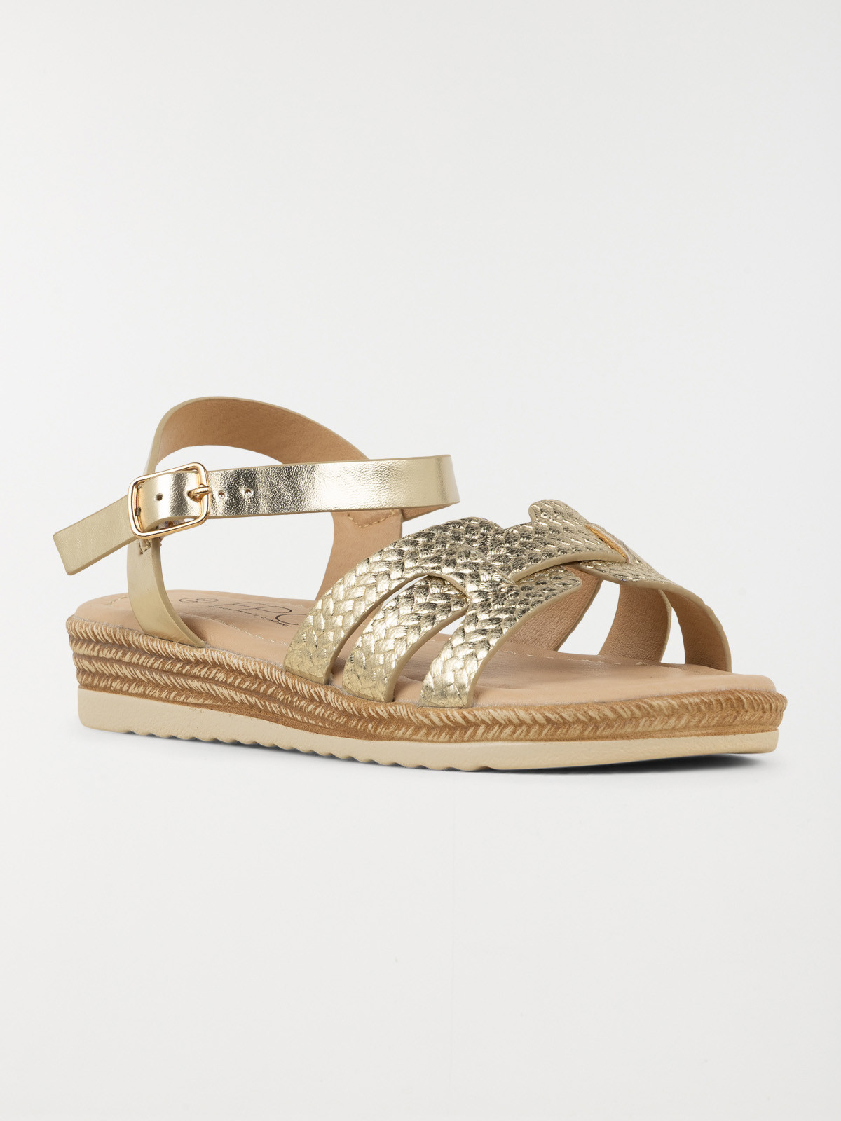 Sandales fille coloris doré (31-35)