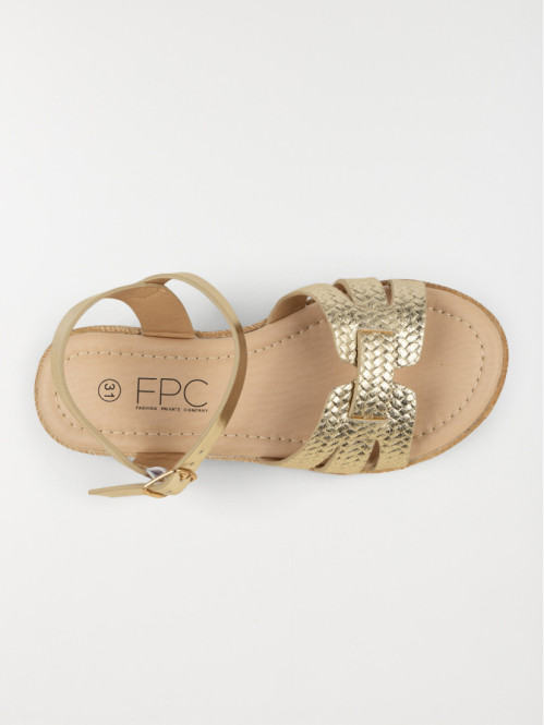 Sandales fille coloris doré...