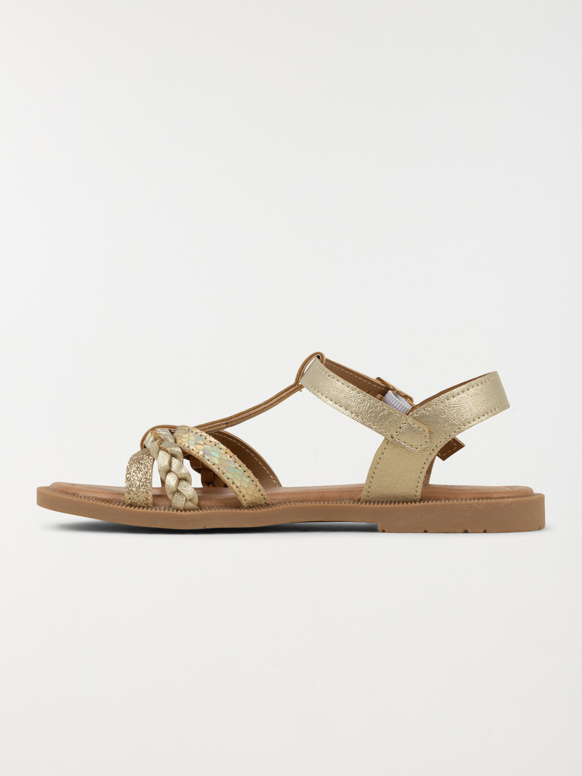 Sandales coloris doré fille (31-36)