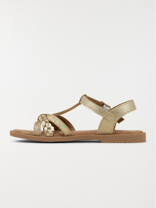Sandales coloris doré fille...