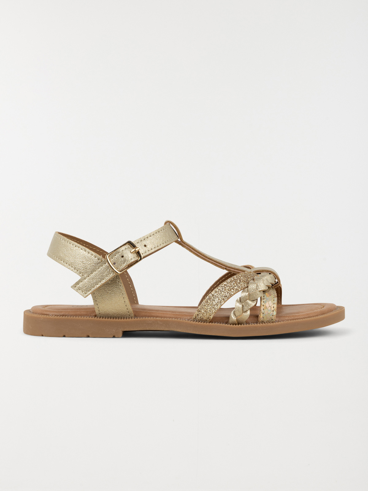 Sandales coloris doré fille (31-36)