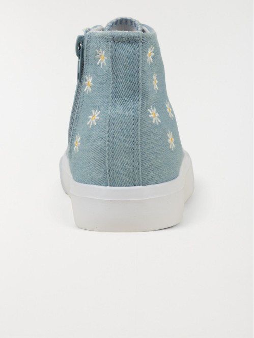 Tennis montantes fleurs...