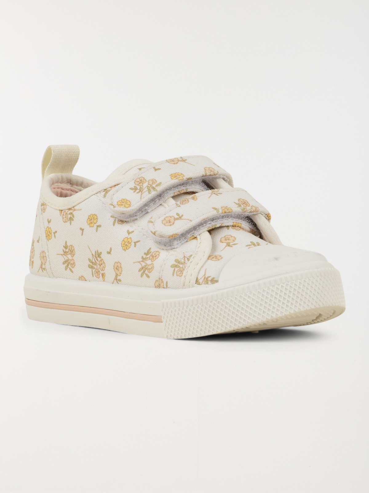 Tennis toile fleurie fille (24-30)