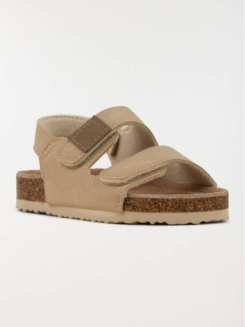 Sandales coloris beige...