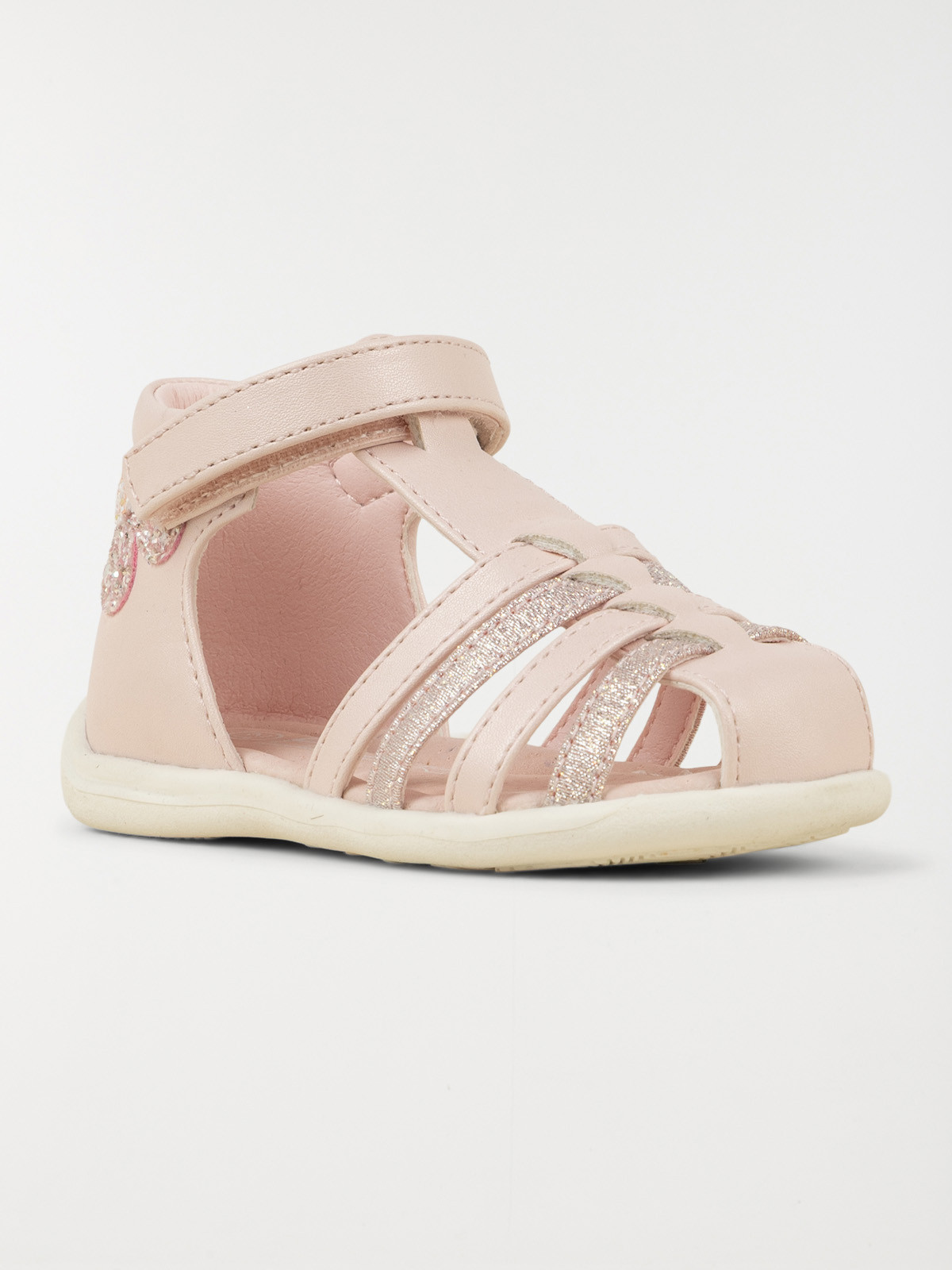 Sandales fermées roses fille (18-23)