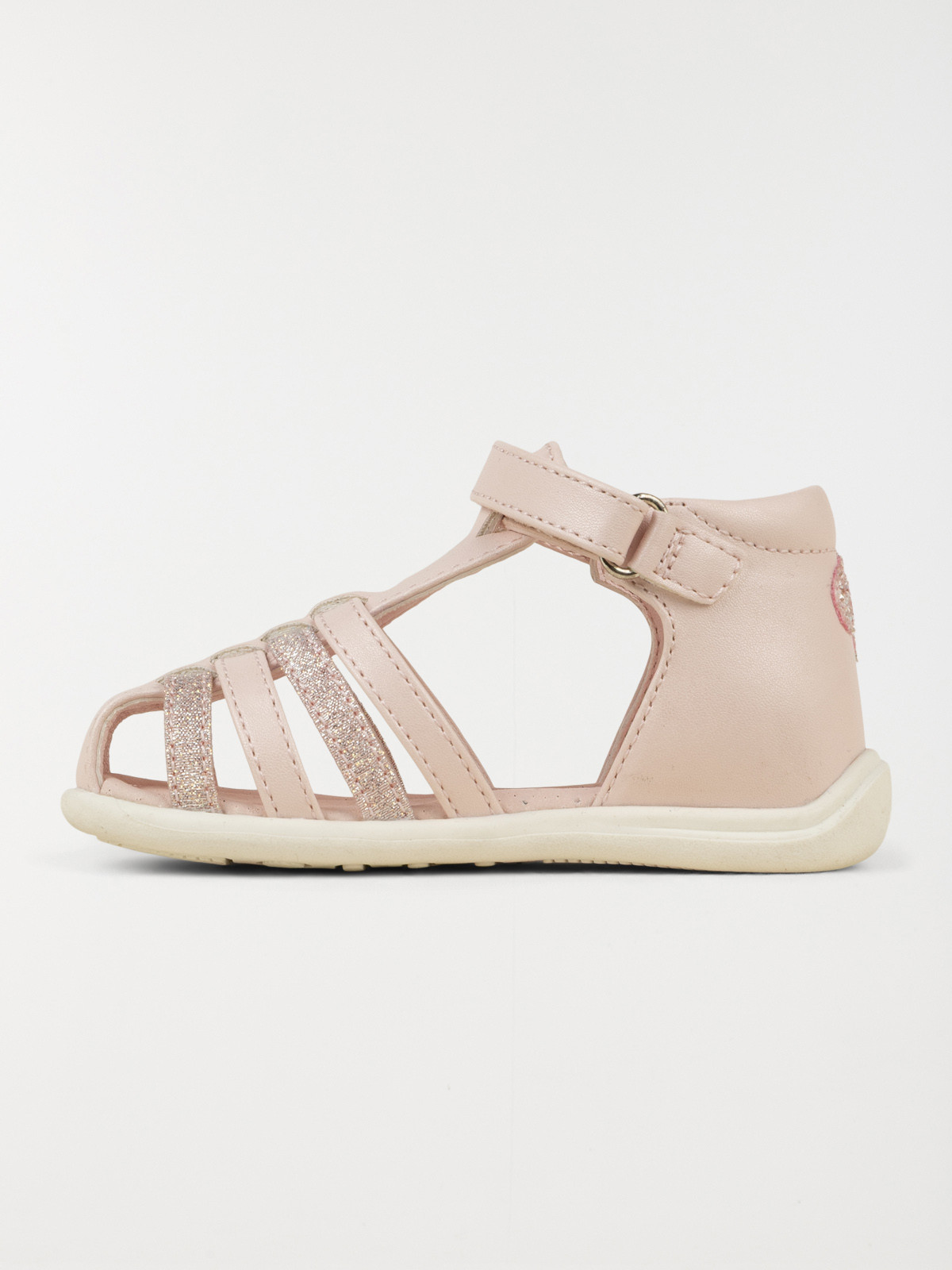 Sandales fermées roses fille (18-23)