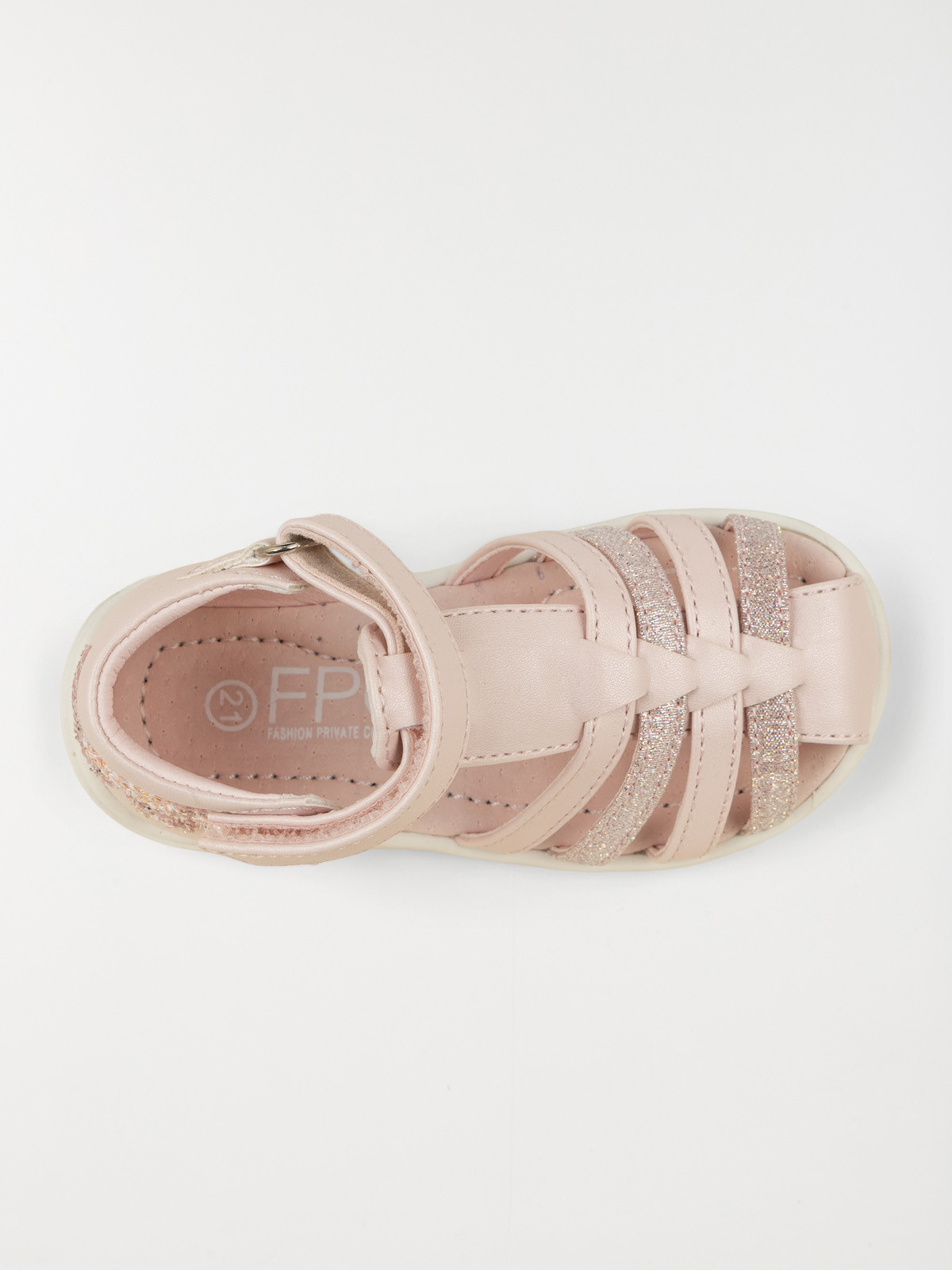 Sandales fermées roses fille (18-23)