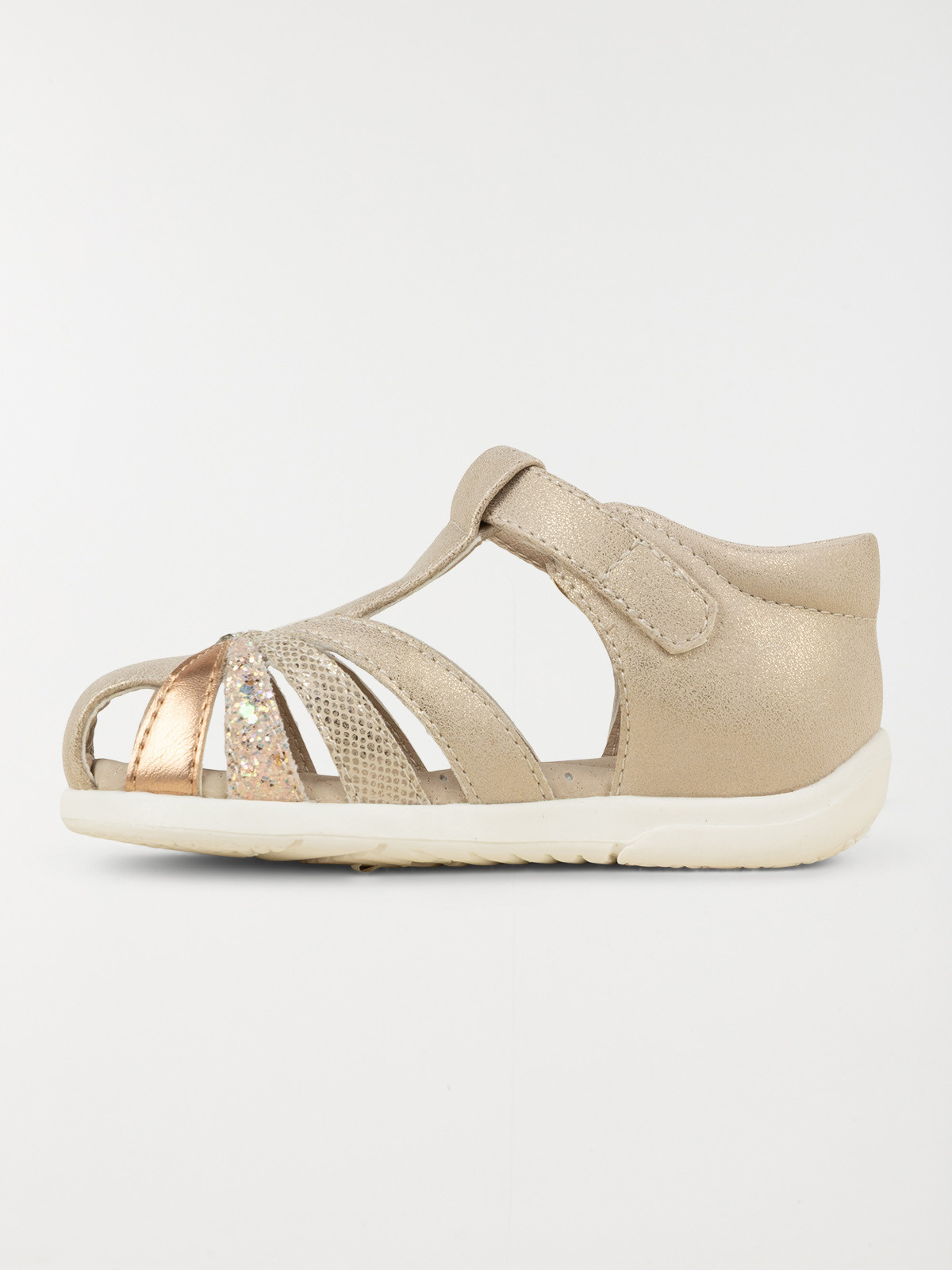 Sandales fille à boucle dorées (18-23)