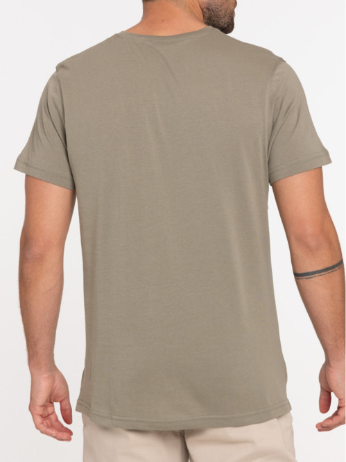 Tee-shirt tilleul col V homme
