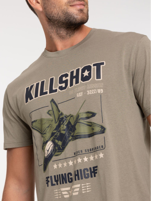 T-shirt imprimé tilleul homme