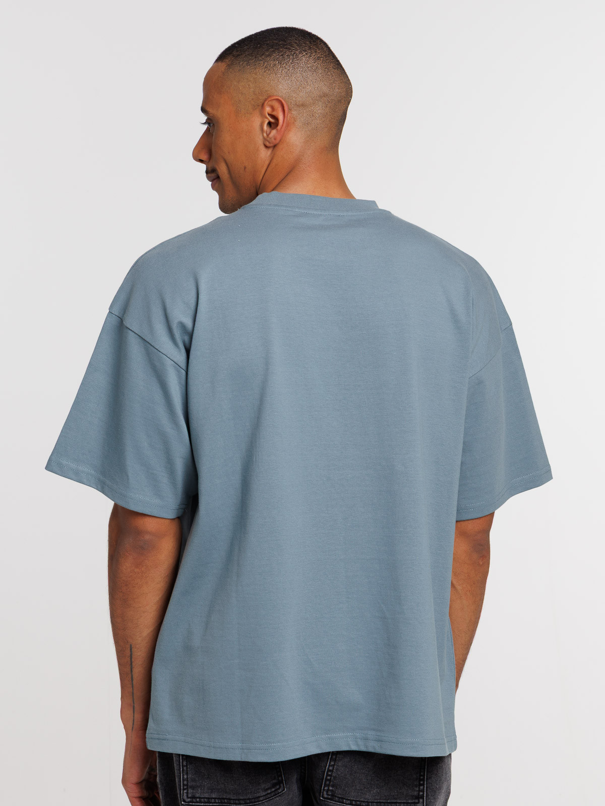 T-shirt col rond uni homme