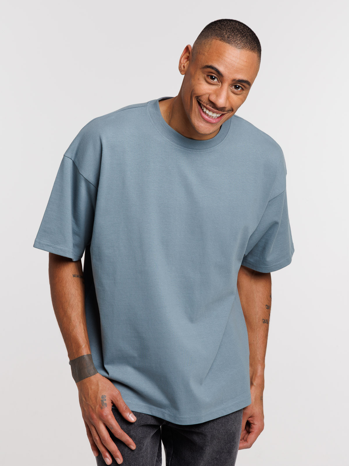 T-shirt col rond uni homme