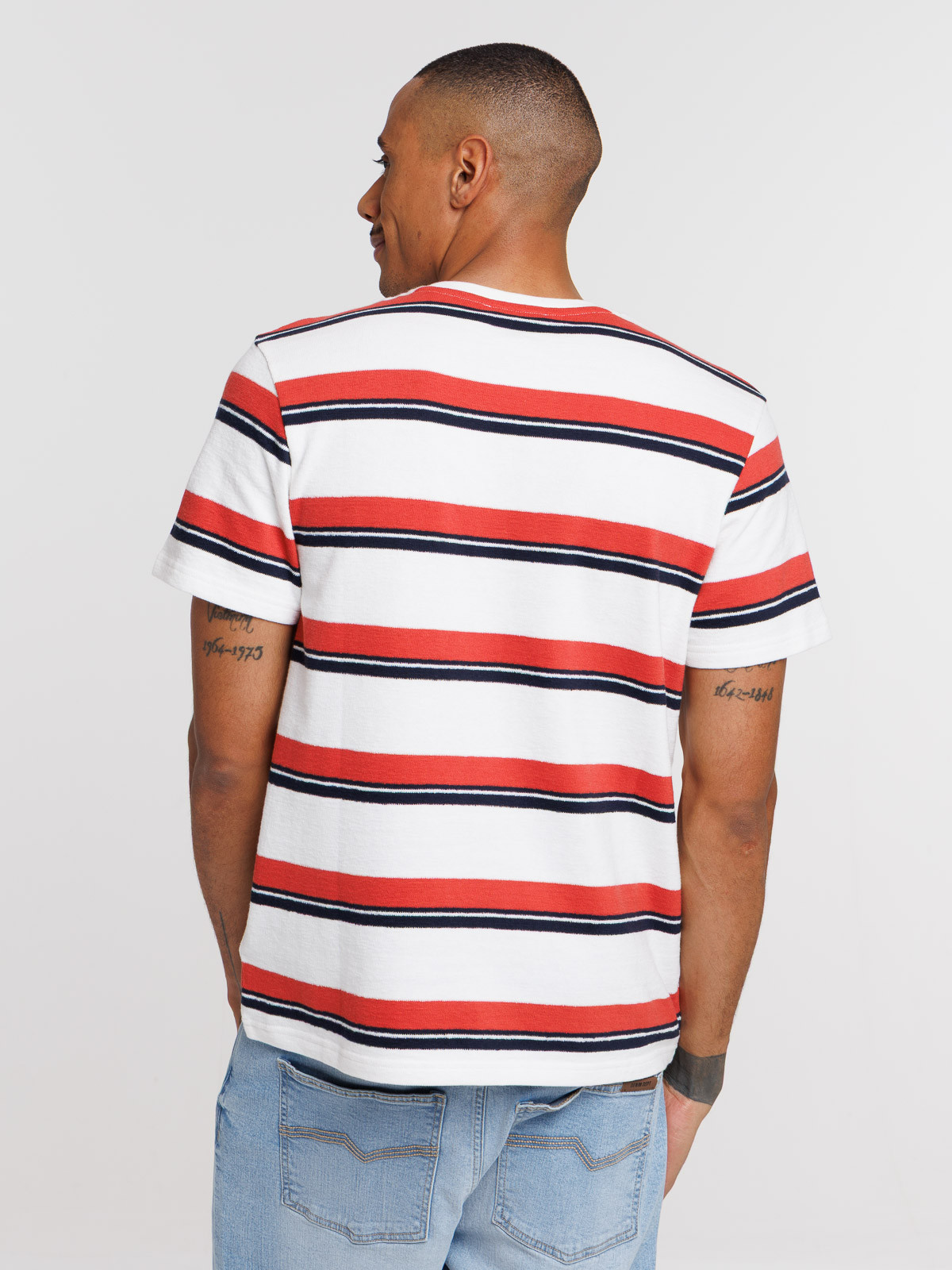 T-shirt rayé en coton homme T-shirt rayé en coton homme