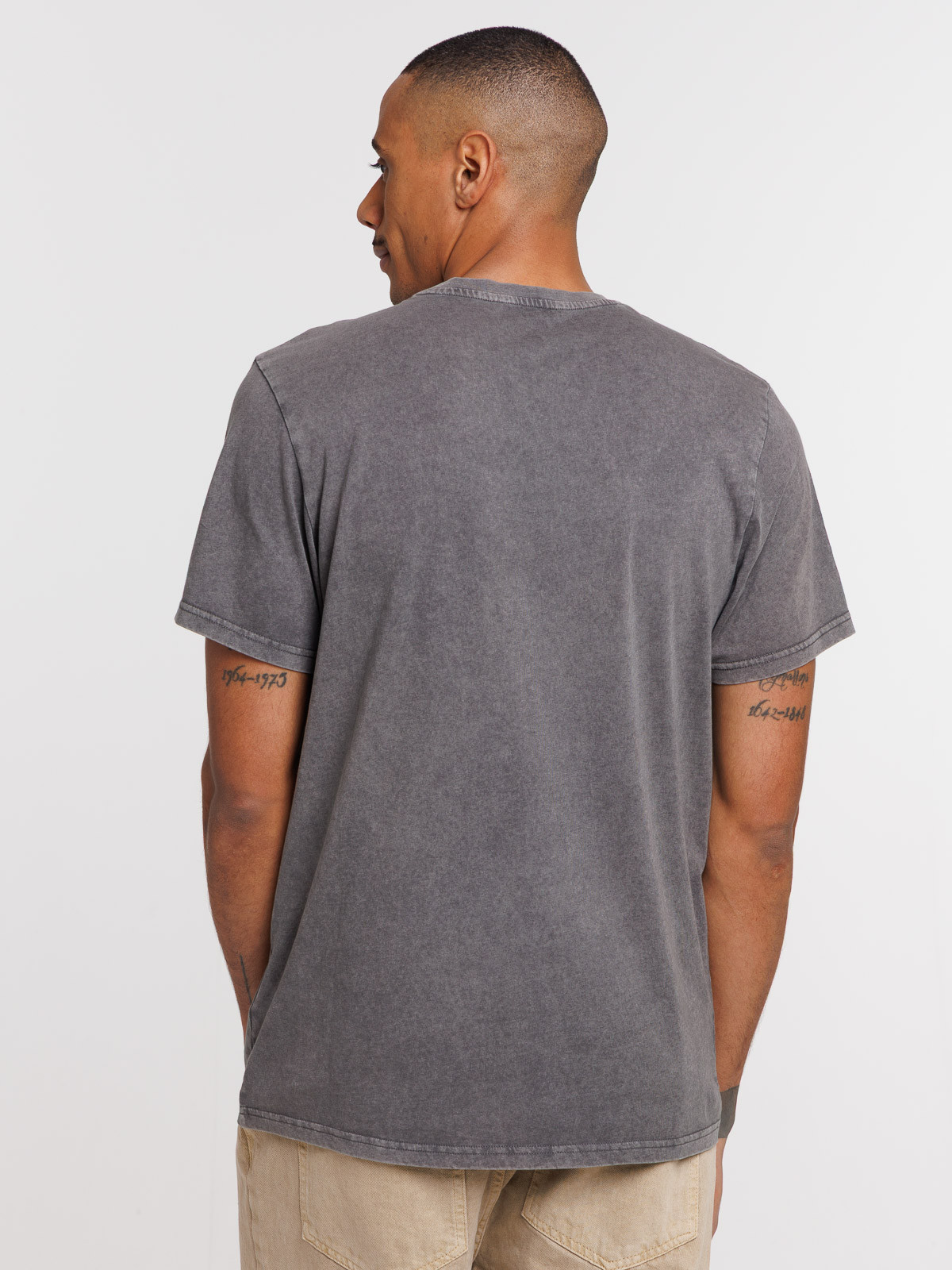 T-shirt imprimé col rond homme