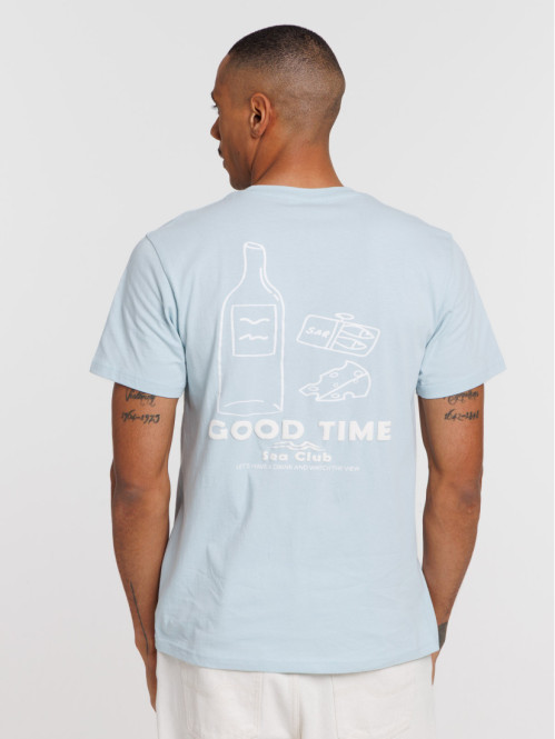 T-shirt imprimé good time...