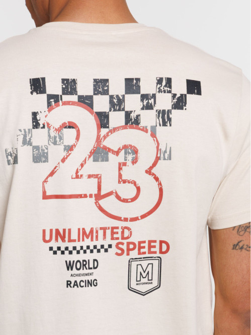 T-shirt imprimé dos et...