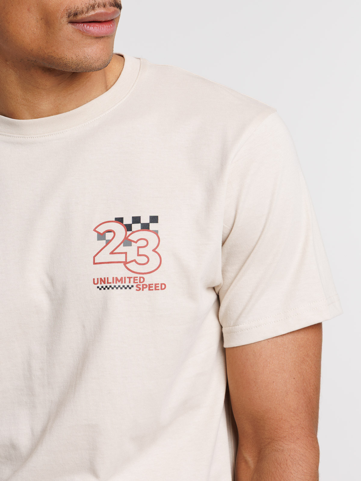 T-shirt imprimé dos et devant homme