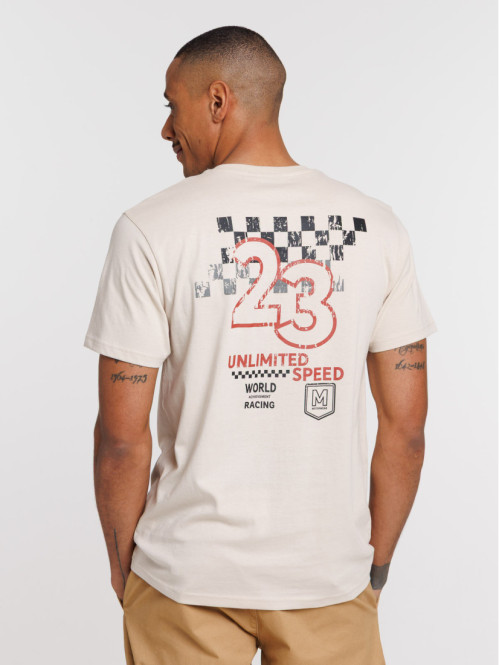 T-shirt imprimé dos et...