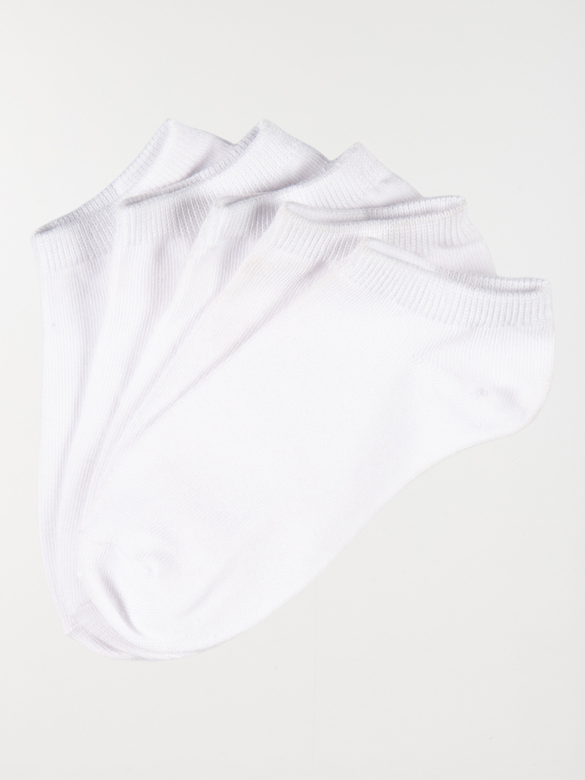 Lot 5 paires socquettes blanches garçon