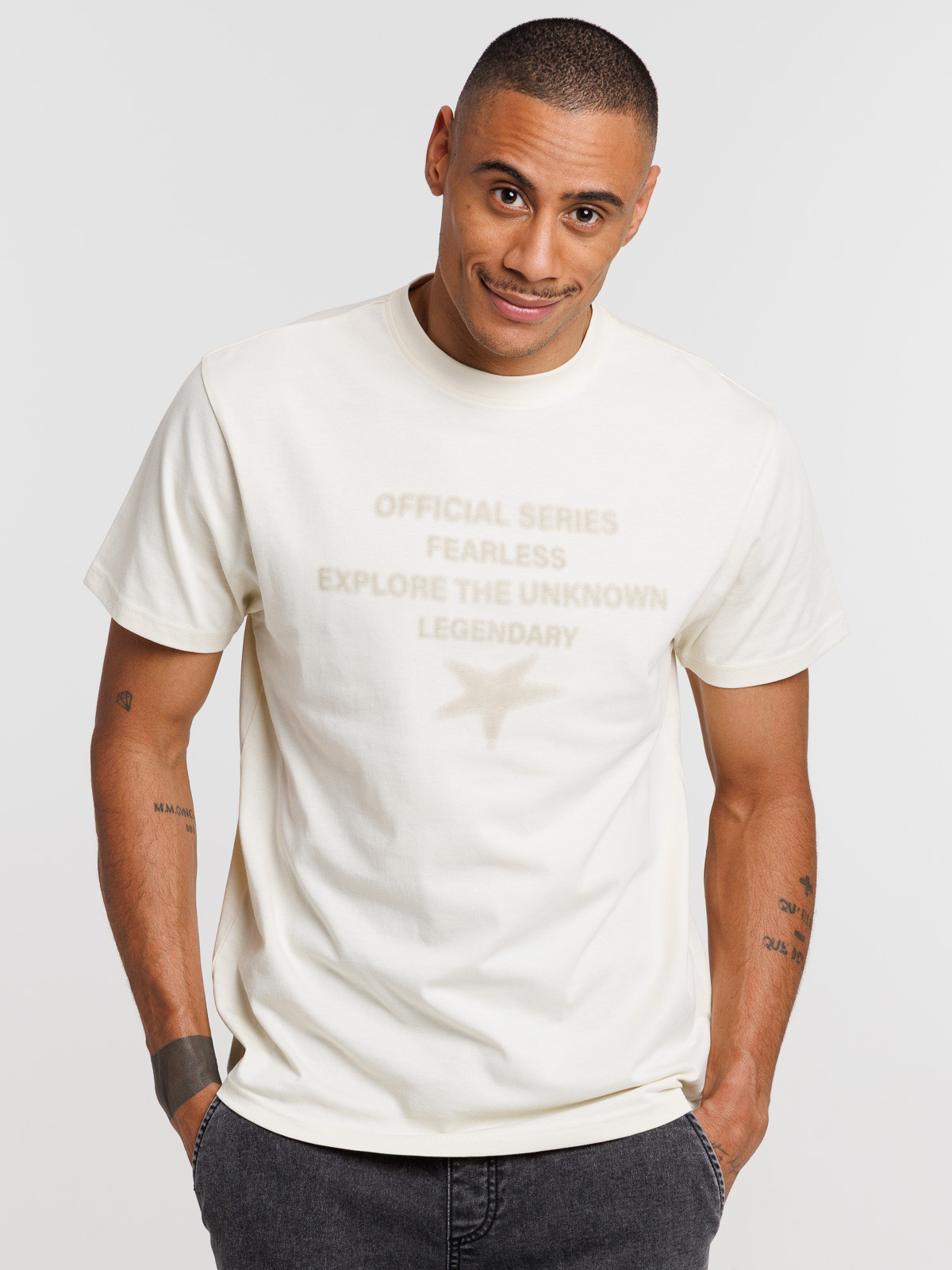 Tee-shirt imprimé 100% coton homme