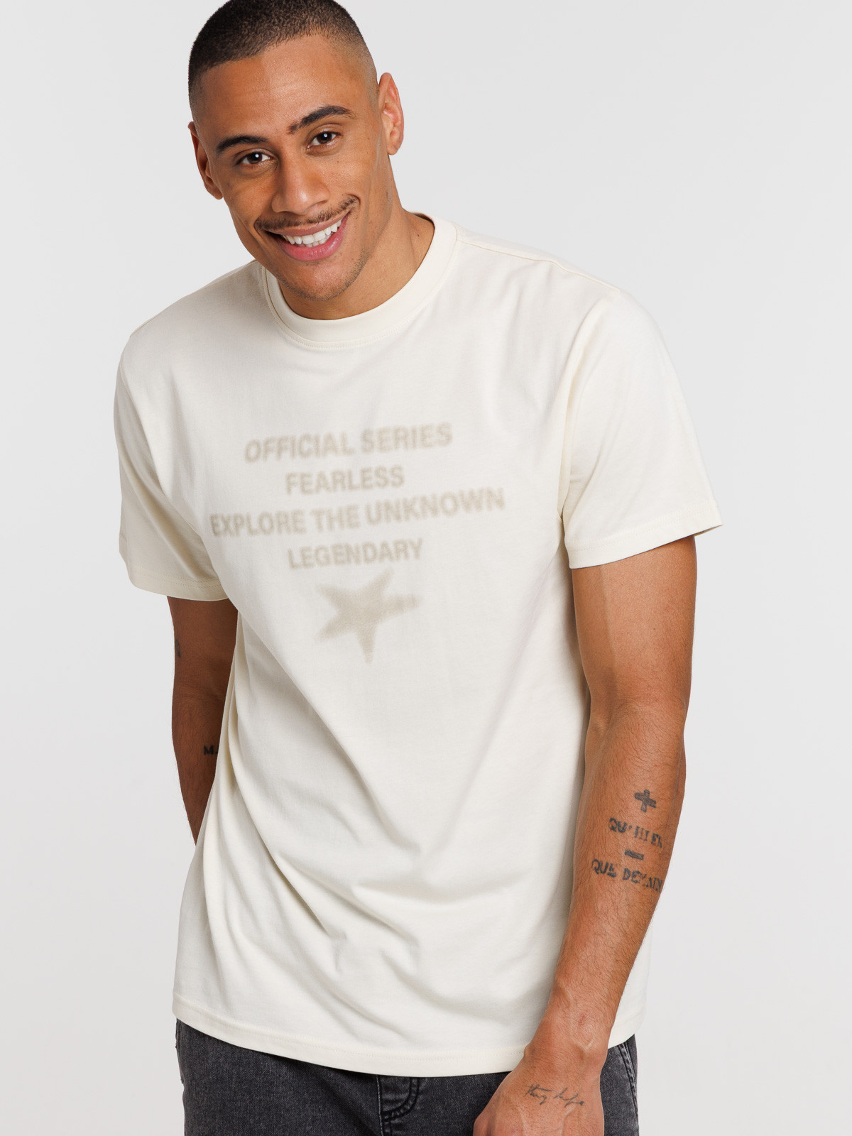 Tee-shirt imprimé 100% coton homme