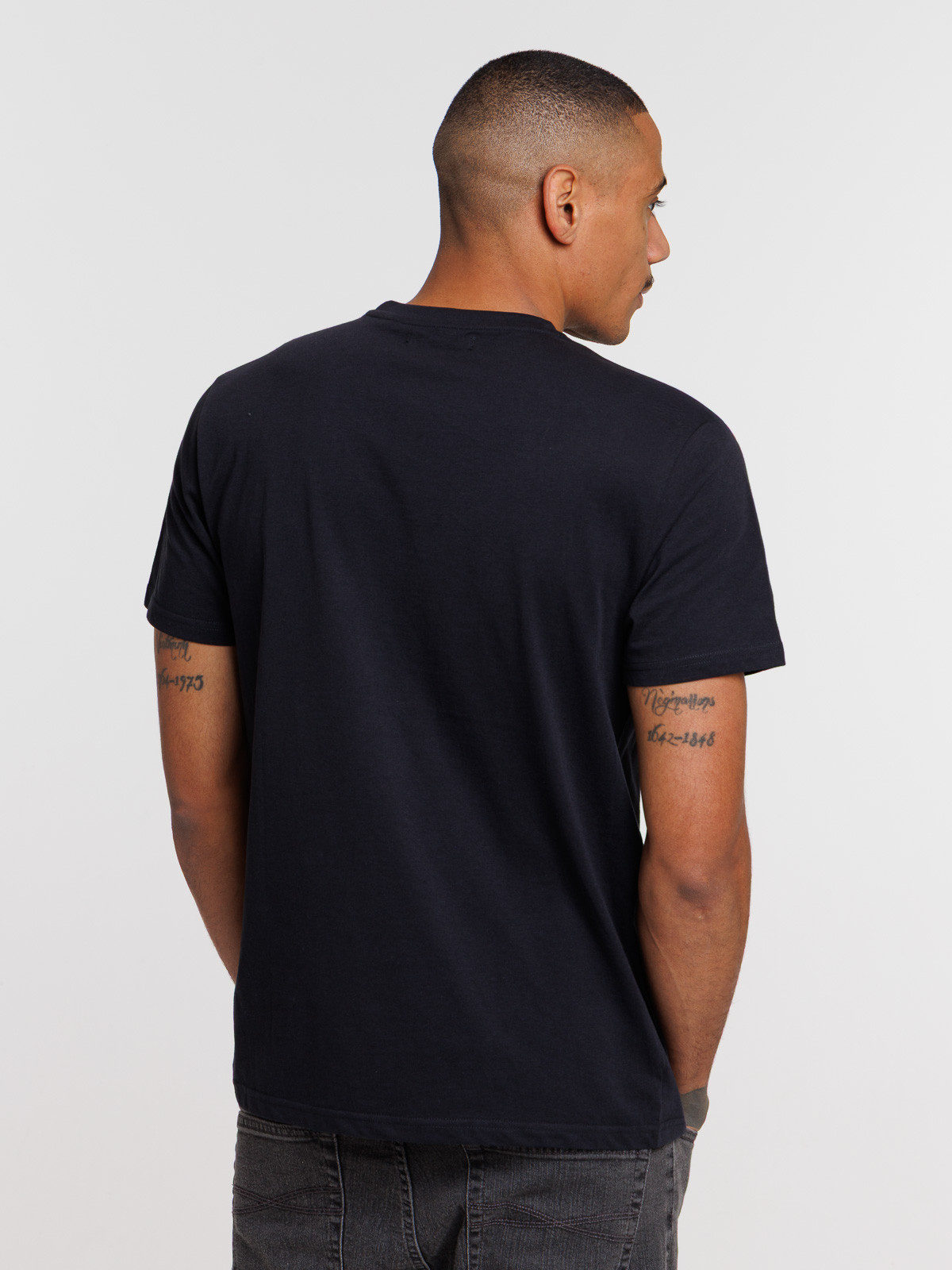 T-shirt imprimé col rond homme