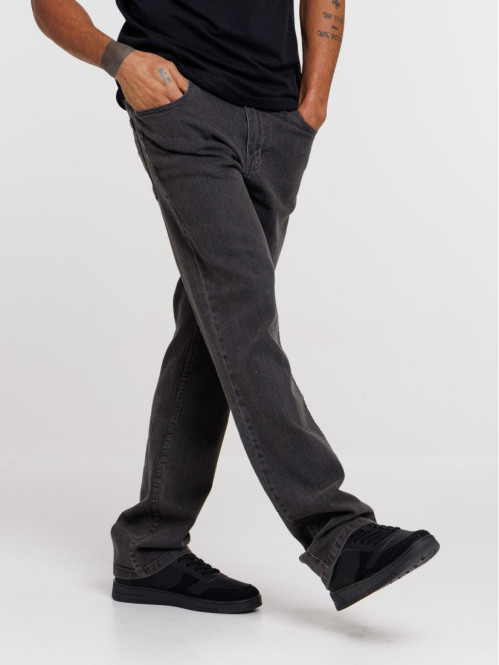 Jean regular gris homme