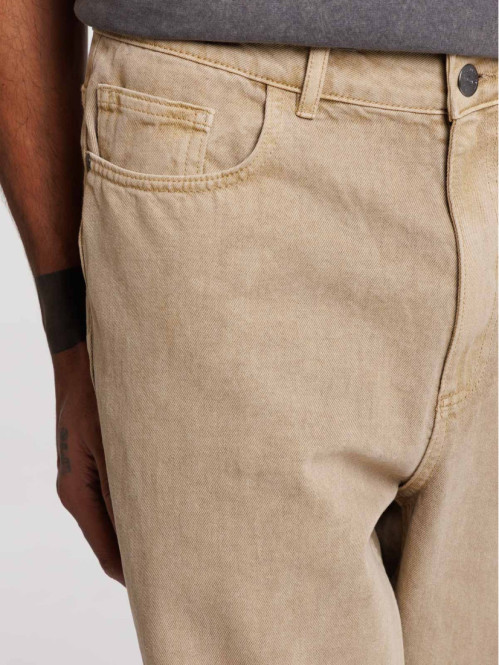 Jean relaxed light camel homme