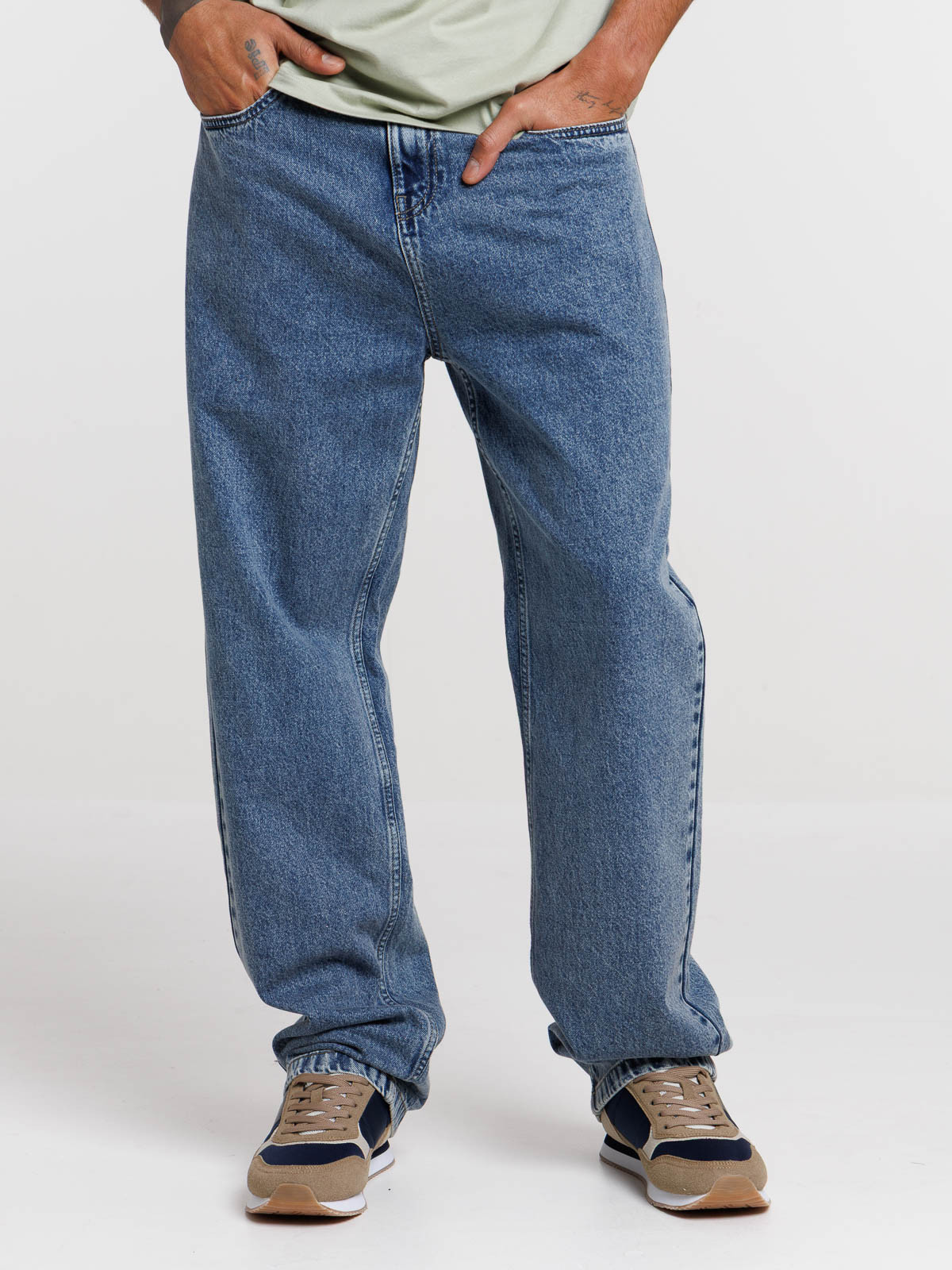 Jean loose stone homme