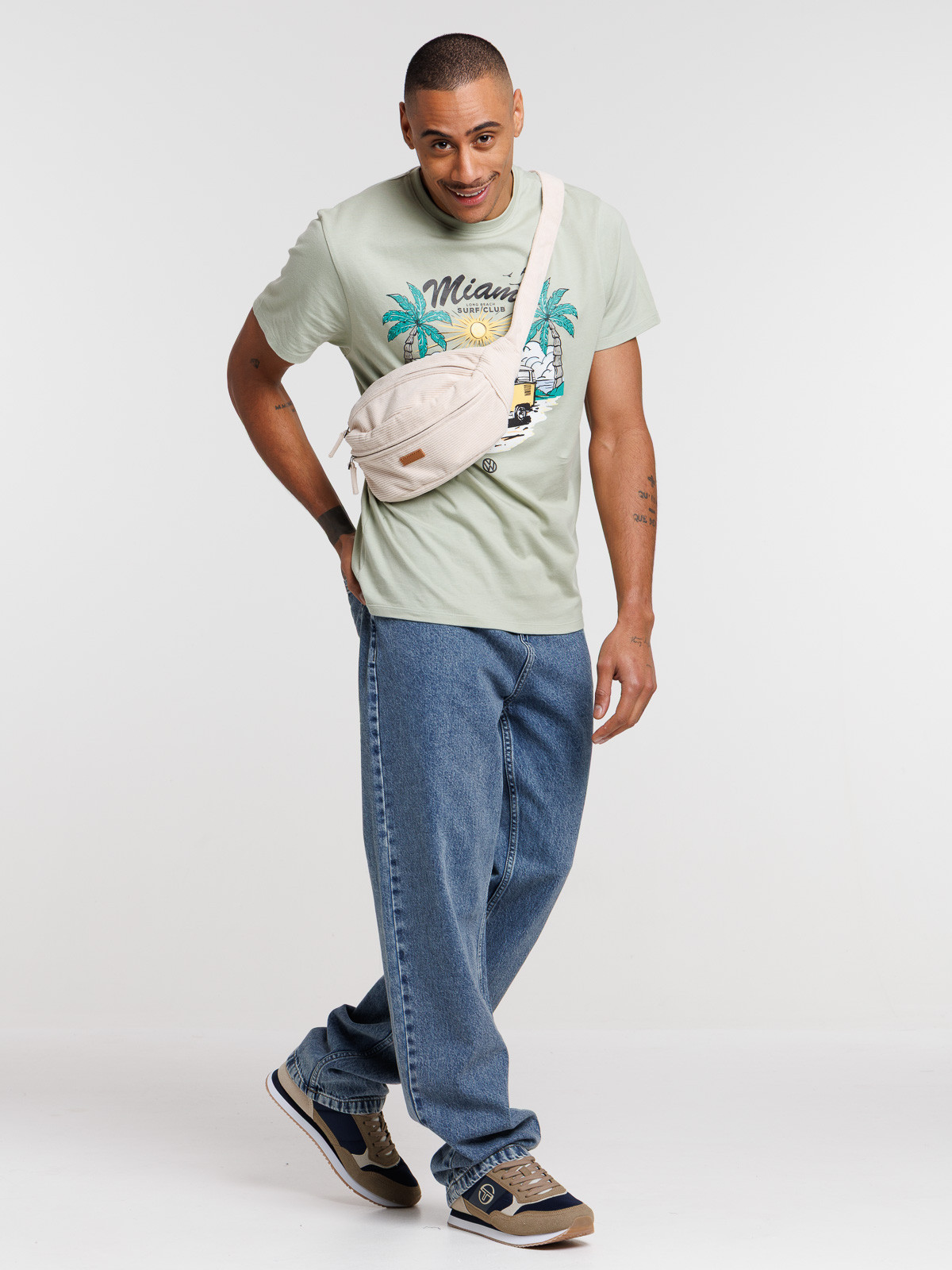 Jean loose stone homme