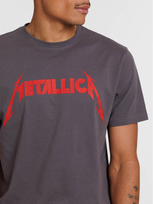 T-shirt Metallica gris...