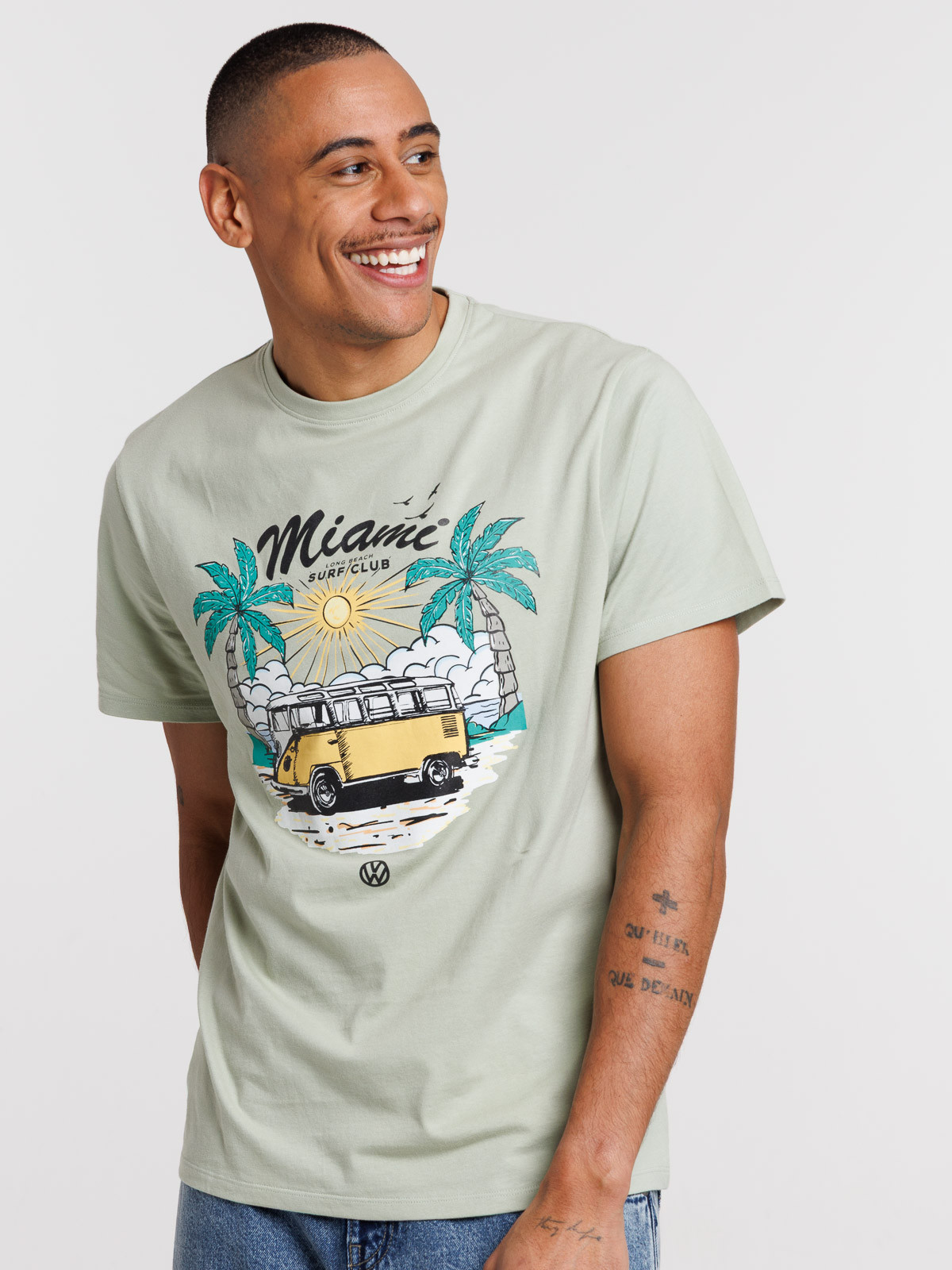 T-shirt sauge imprimé Miami homme