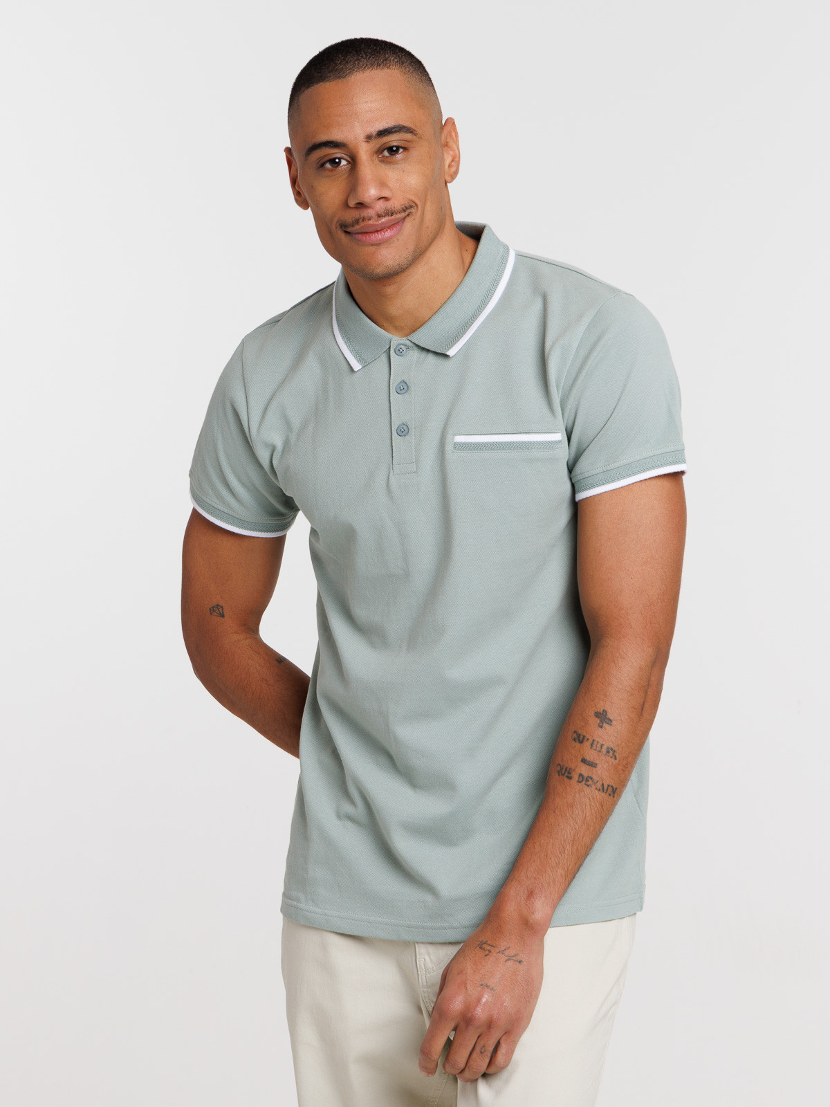 Polo manches courtes coton homme Polo manches courtes coton homme