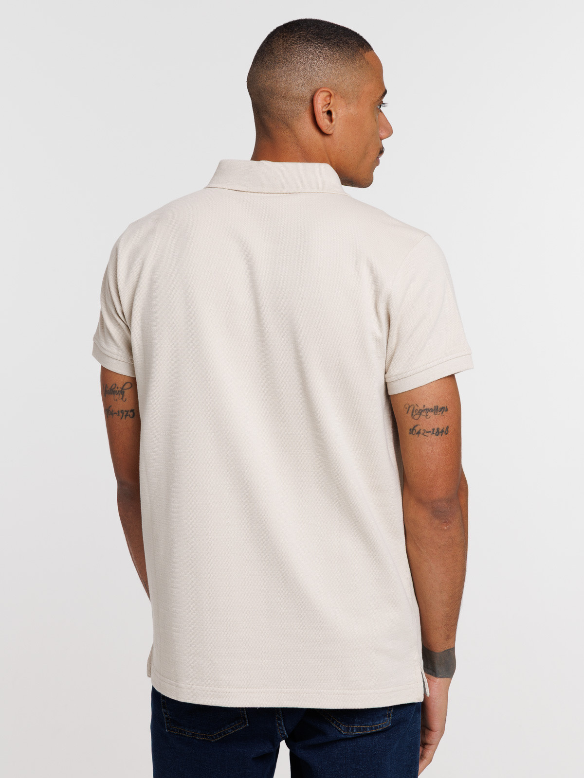 Polo coloris lin homme