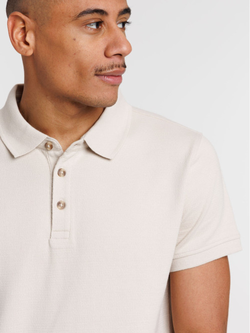 Polo coloris lin homme