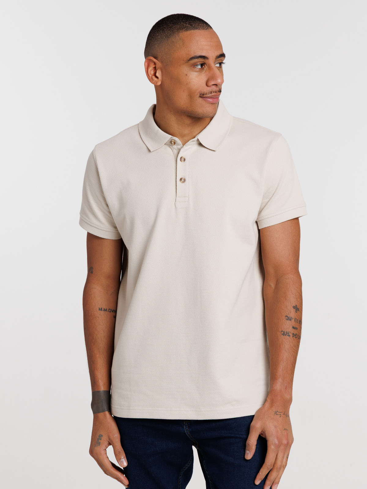 Polo coloris lin homme