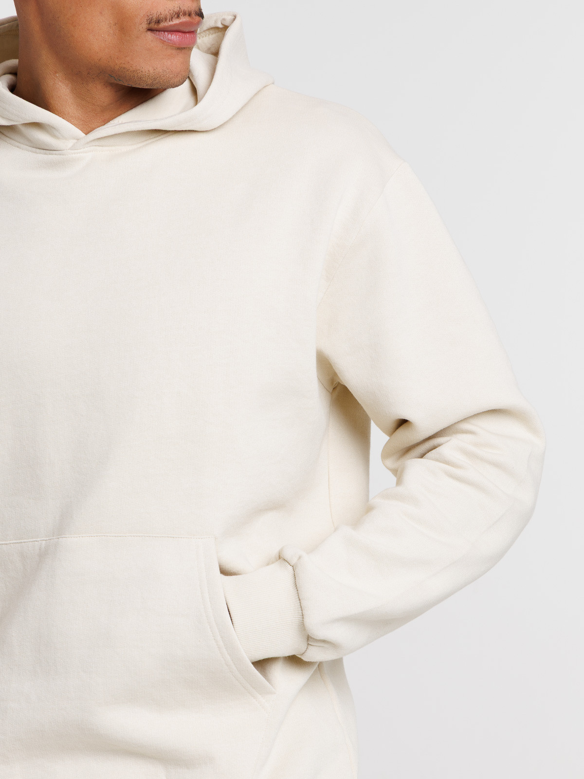 Sweat capuche basique royal homme