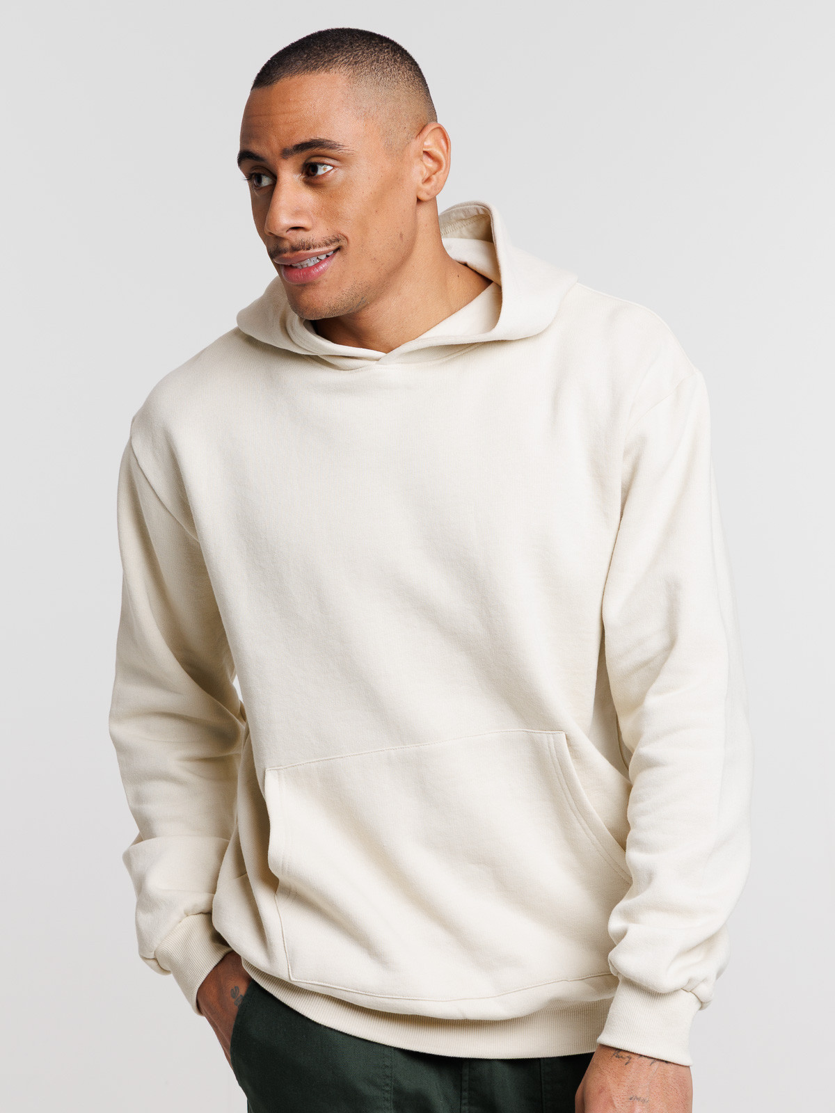 Sweat capuche basique royal homme
