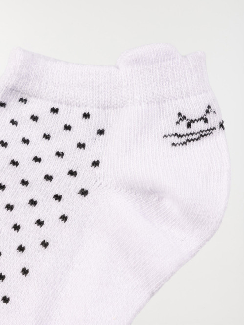 Lot 3 paires chaussettes chat femme