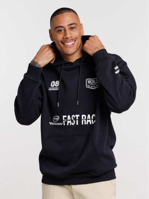 Sweat à capuche noir...