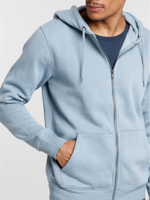 Sweat capuche zippé homme