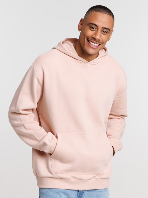 Sweat à capuche uni homme