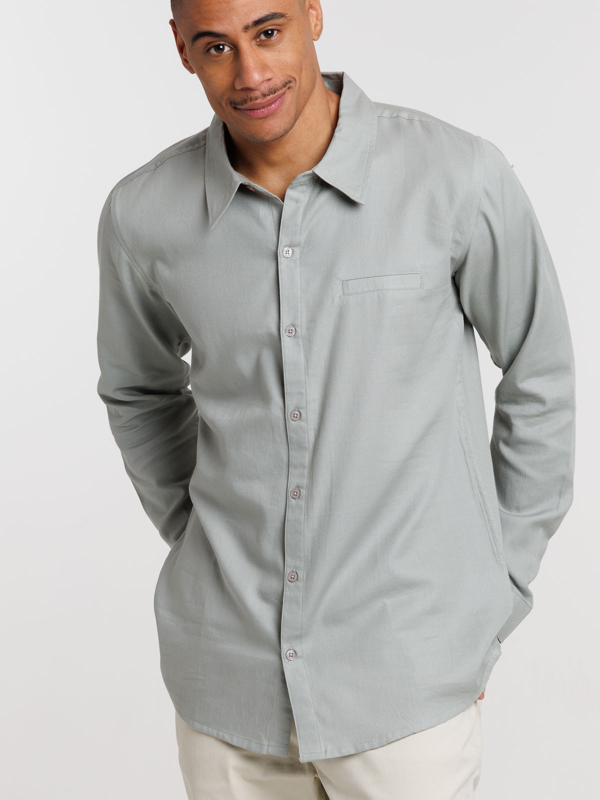 Chemise manches longues homme