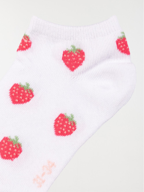 Lot 3 paires chaussettes fruits femme Lot 3 paires chaussettes fruits femme