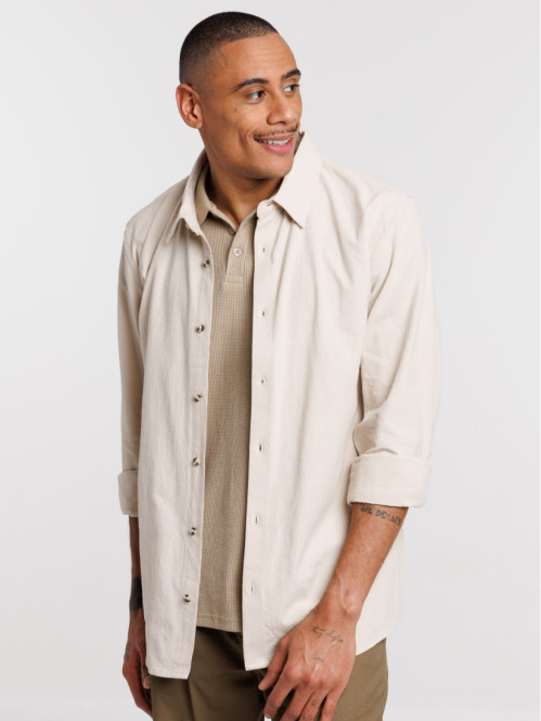 Chemise coloris lin homme